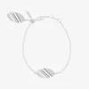 Aqua bracelet silver
