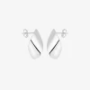 Aqua small studs silver