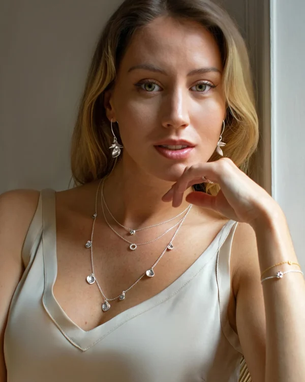 Bliss necklace silver