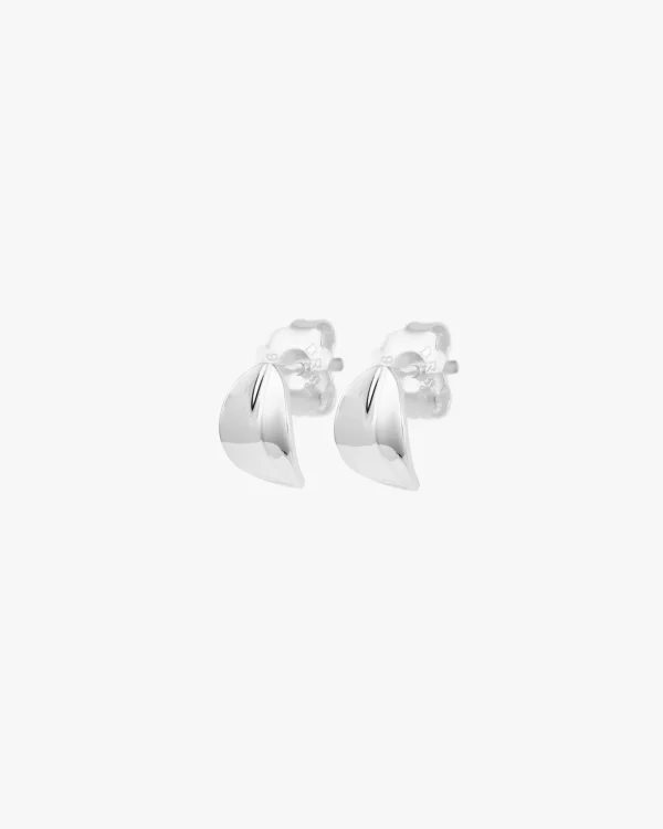 Botanica drop studs silver