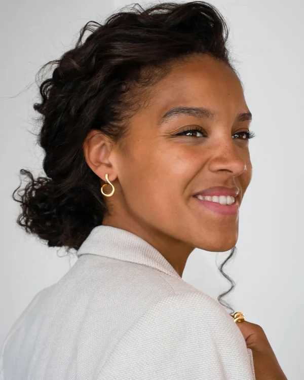 Breeze small earrings gold