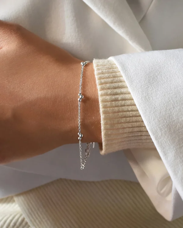 Drops full bracelet silver