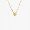 Empower drop necklace gold