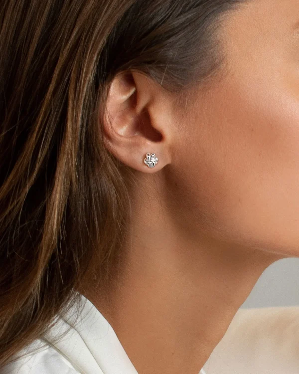 Empower small studs silver
