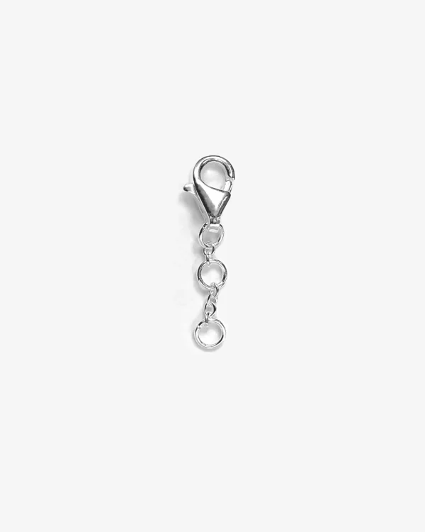 Extra chain bracelet silver