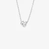 Le Knot drop necklace silver