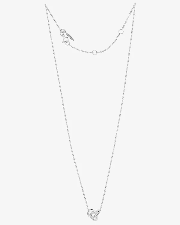 Le Knot necklace long silver