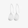 Leaf small earrings silver