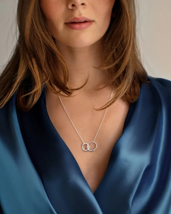 Les Amis single necklace silver