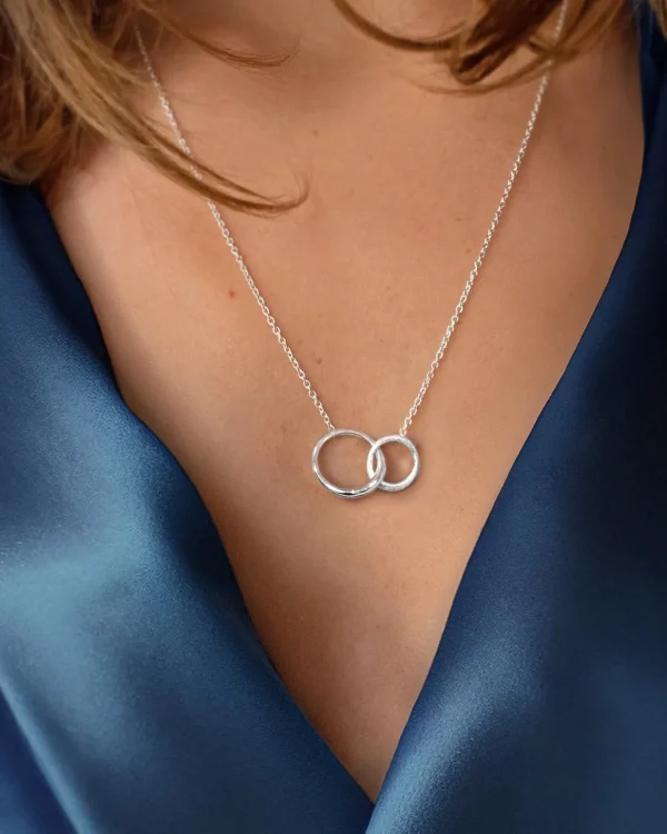 Les Amis single necklace silver