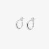 Les Amis small hoops silver