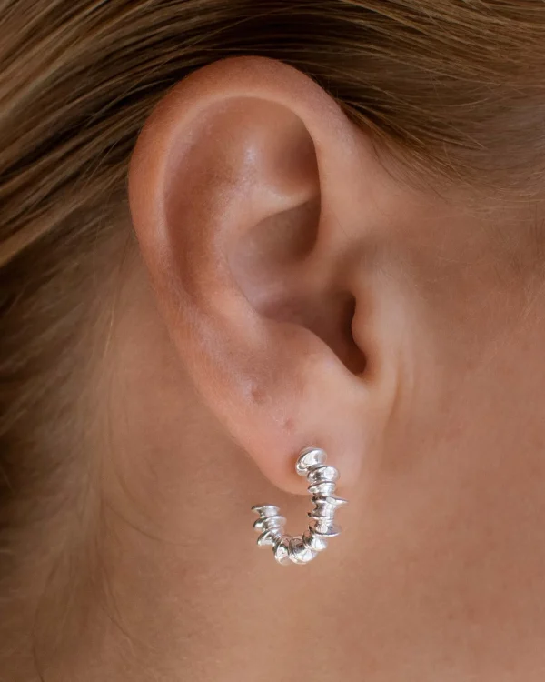 Les Roches hoops silver