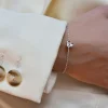 Lotus bracelet silver