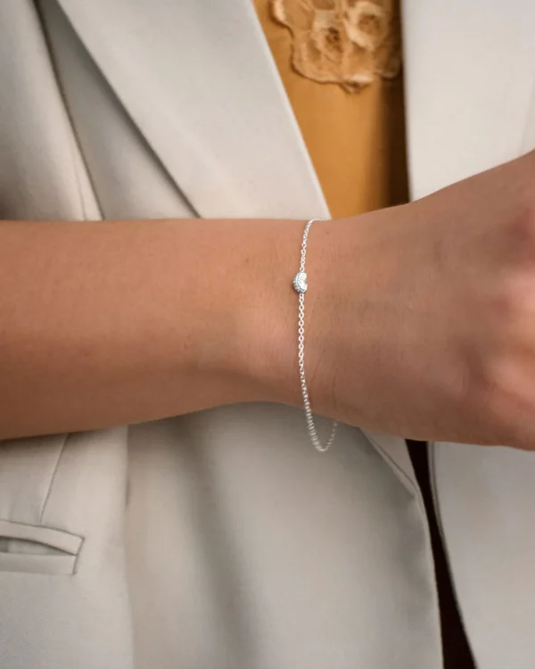 Love bubble bracelet silver