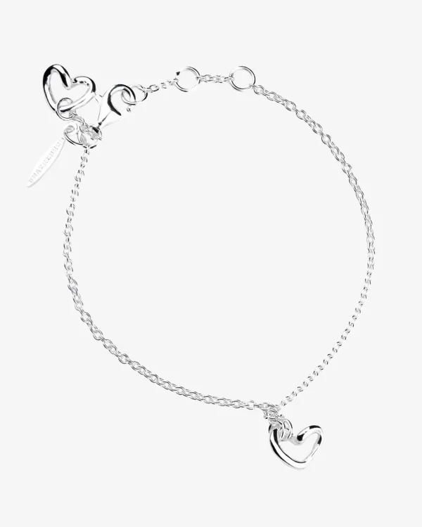 Love Vibe drop bracelet silver