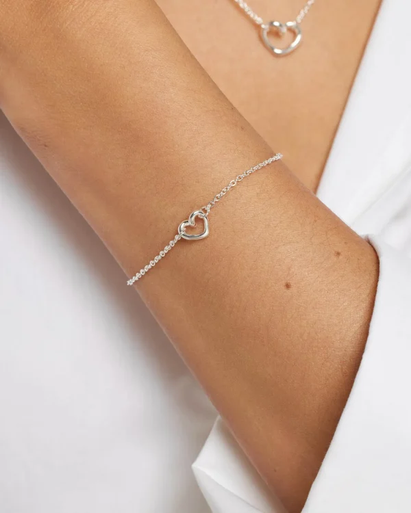 Love Vibe drop bracelet silver