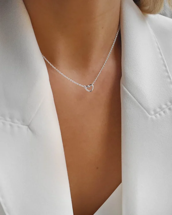 Love Vibe drop necklace silver