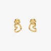 Love Vibe drop studs gold