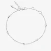 Loving Heart drop full bracelet silver