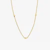 Loving Heart drop full necklace gold