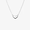 Loving Heart medium single necklace silver