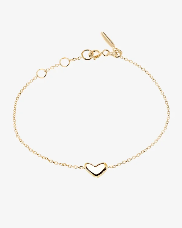 Loving Heart medium single bracelet gold