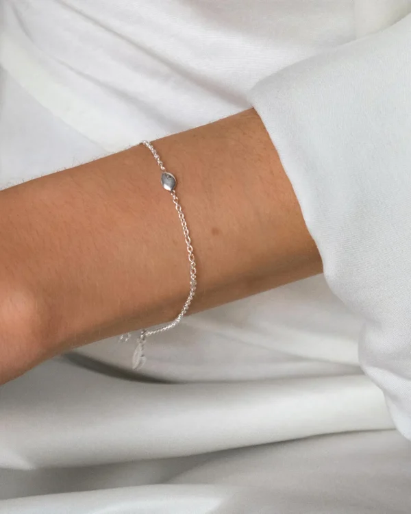Morning Dew petite bracelet silver
