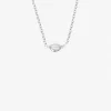 Morning Dew petite necklace silver