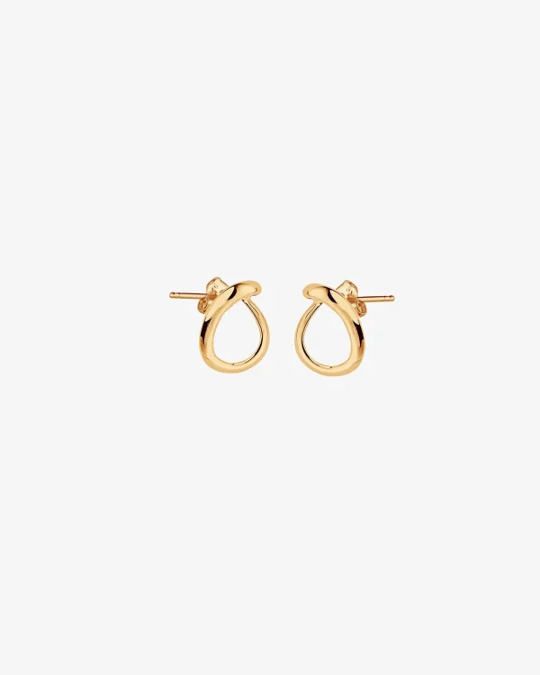 Ocean drop studs gold