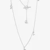 Pacific necklace long silver