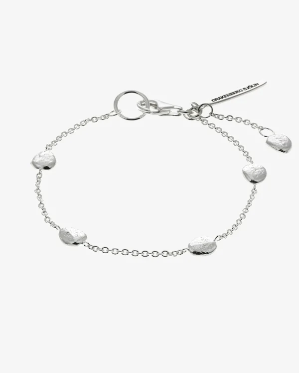 Pebbles bracelet silver