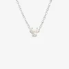 Petite Star pearl necklace silver