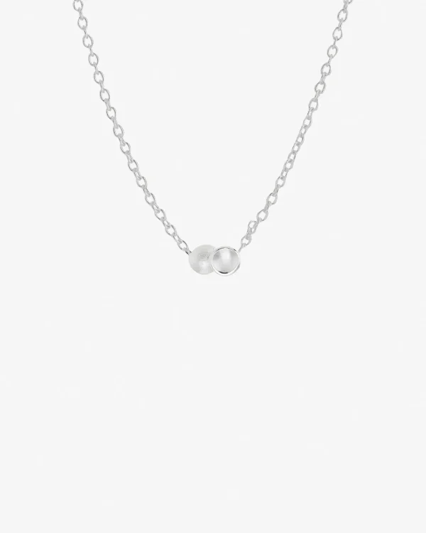 Rocky Shore drop necklace silver