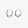Stardust hoops silver