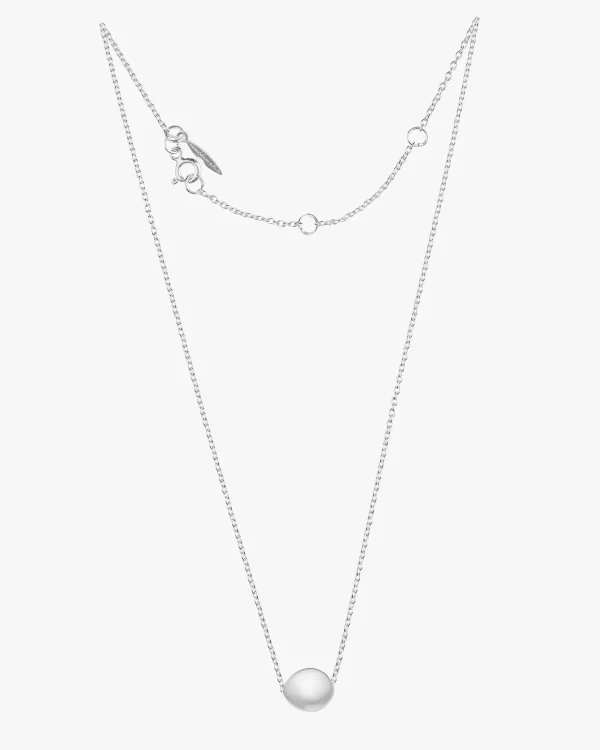 Stardust necklace polished silver