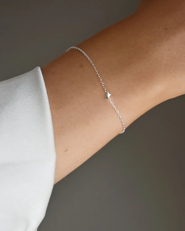 Stella Nova drop bracelet silver