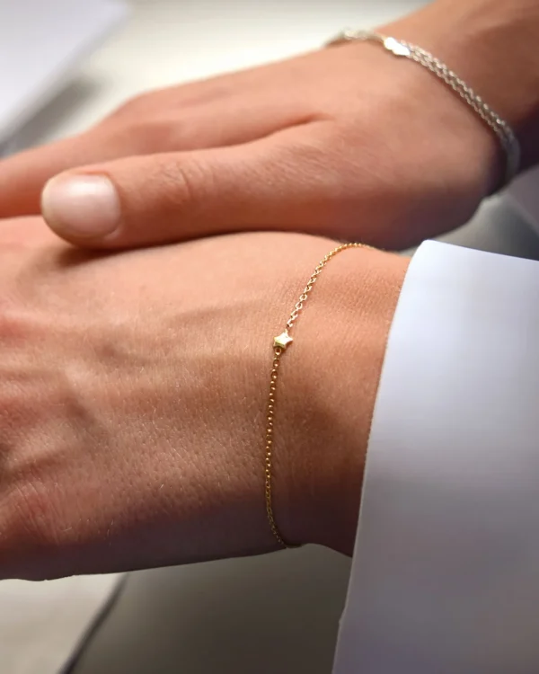 Stella Nova drop bracelet gold