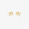 Together drop studs gold