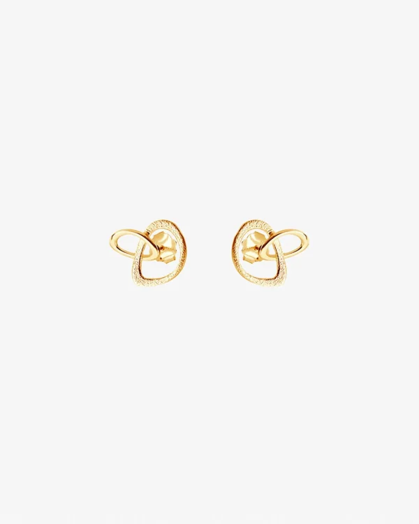 Together drop studs gold