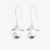 Violet earrings silver