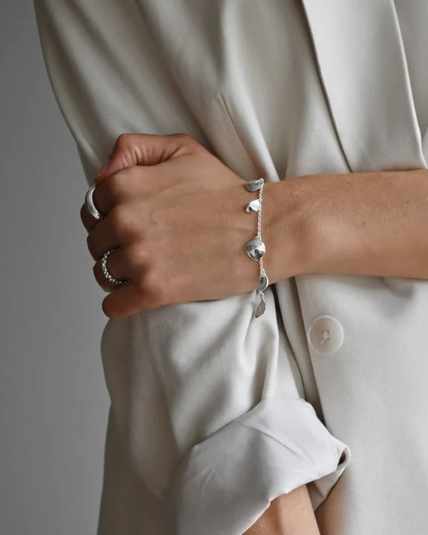 Violet full bracelet silver
