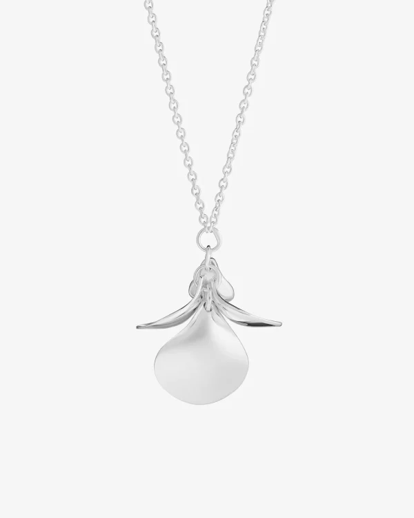 Violet necklace silver