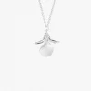 Violet single necklace silver