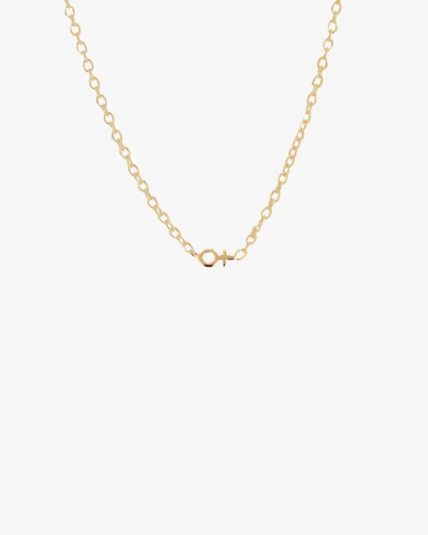 Women Unite drop necklace gold