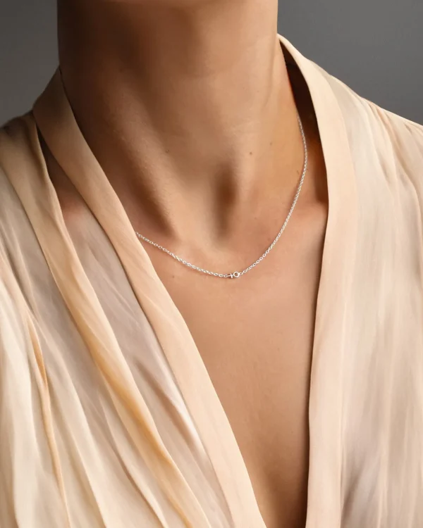 Women Unite drop necklace silver