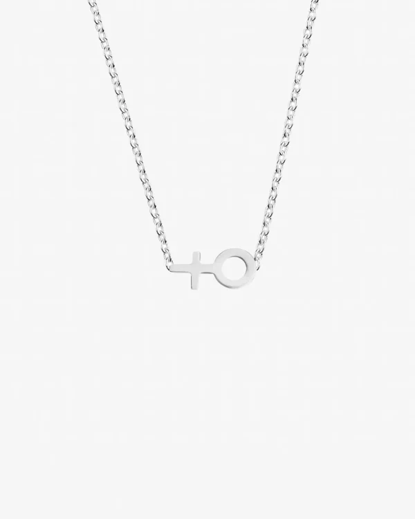 Women Unite small necklace silver