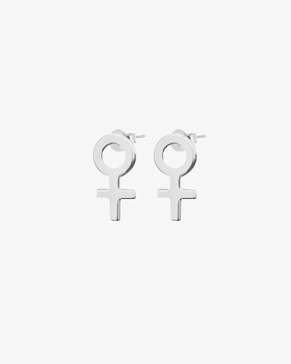 Women Unite studs silver